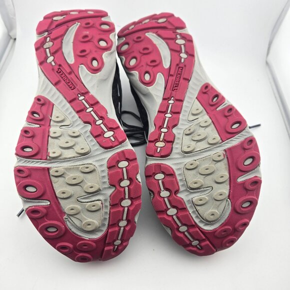 Merrell Women’s Carbon Black/Pink Athletic Sneakers | Size 7.5 | Running/Walking - Picture 10 of 11